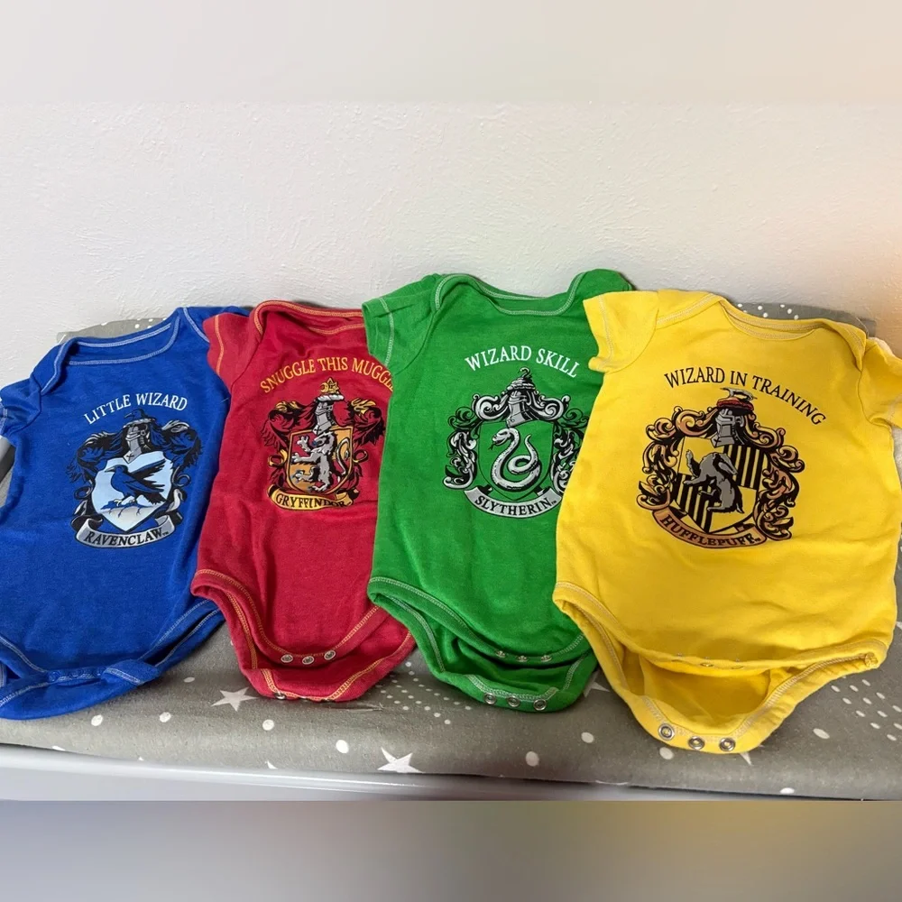Hogwarts Houses Onesies - Picture 1 of 2